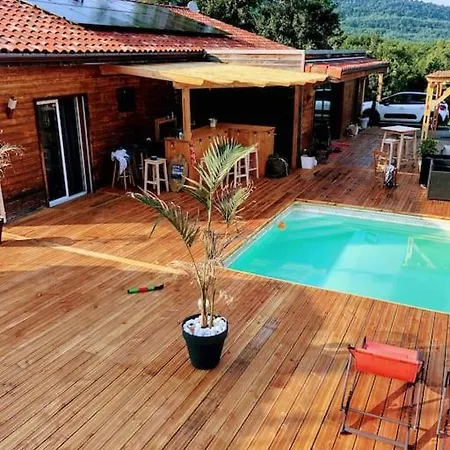 Ma Maison En Bois Avec Jacuzzi Villa