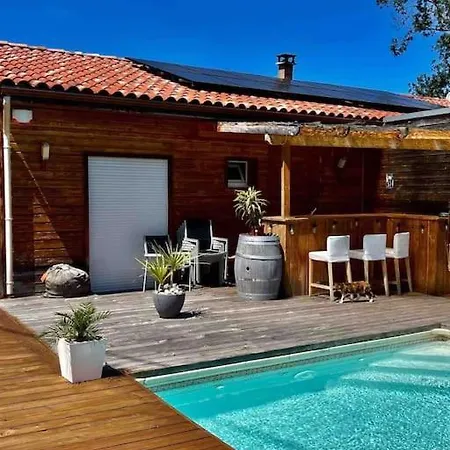 Villa Ma Maison En Bois Avec Jacuzzi *