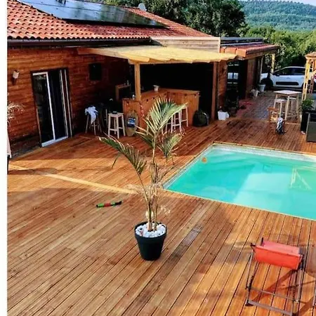 Ma Maison En Bois Avec Jacuzzi * Lavelanet