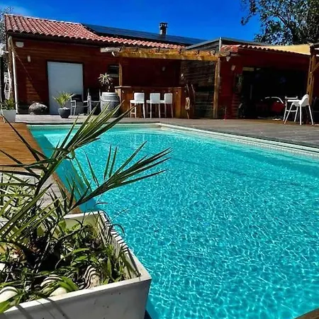 Ma Maison En Bois Avec Jacuzzi *